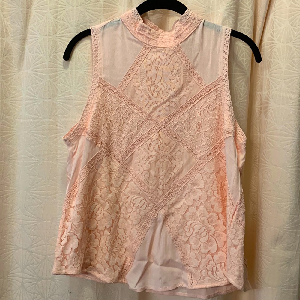Mock neck tank